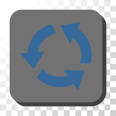 Yuvarlatılmış Kare vektör düğmesini geri dönüşüm