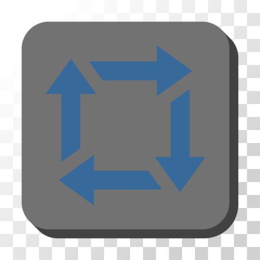 Yuvarlatılmış Kare vektör düğmesini geri dönüşüm