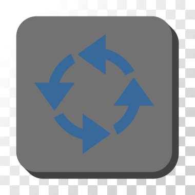 Yuvarlatılmış Kare vektör düğmesini geri dönüşüm