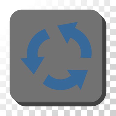 Yuvarlatılmış Kare vektör düğmesini geri dönüşüm