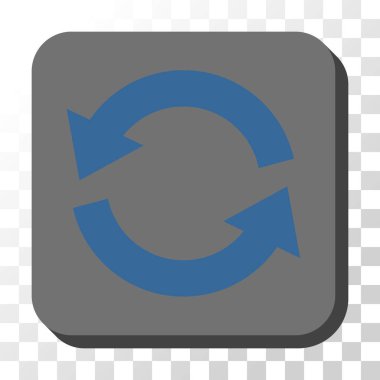 Yenile yuvarlatılmış kare vektör düğmesi