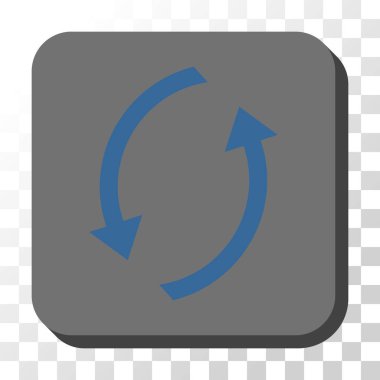 Yenile yuvarlatılmış kare vektör düğmesi