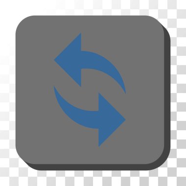 Yenile yuvarlatılmış kare vektör düğmesi