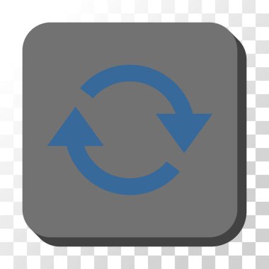 Yenile yuvarlatılmış kare vektör düğmesi