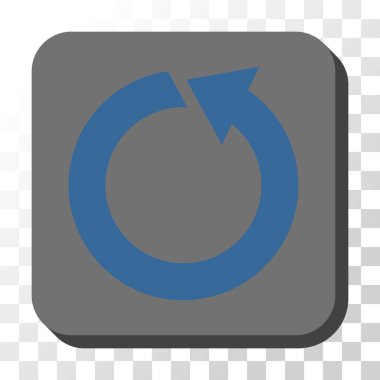 CCW yuvarlatılmış kare vektör düğmeyi döndürmek