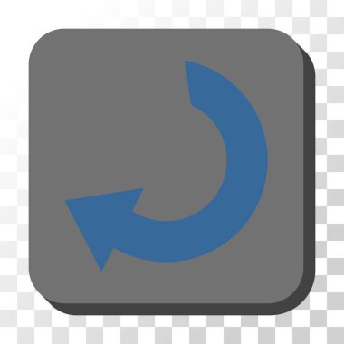 Yuvarlatılmış Kare vektör düğmeyi döndürmek