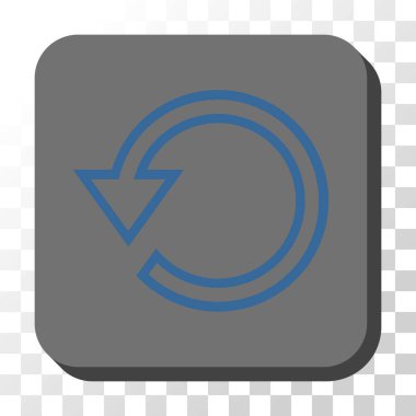 Yuvarlatılmış Kare vektör düğmeyi döndürmek