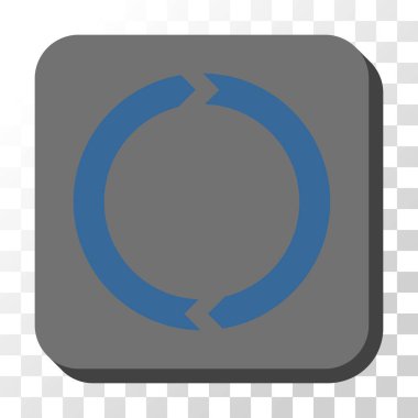 Yönü yuvarlatılmış kare vektör düğmesi