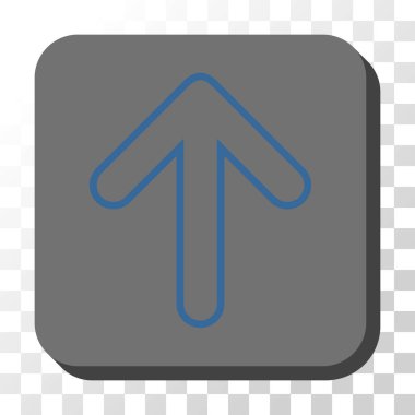 Yuvarlatılmış Kare vektör düğmesini yukarı yönlü ok