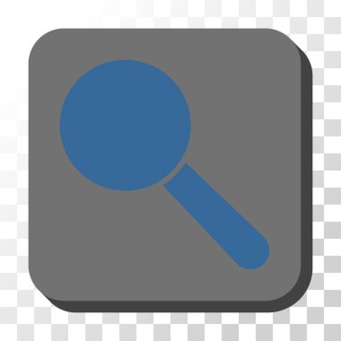 Arama aracı kare vektör düğmesini yuvarlak