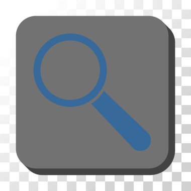 Arama aracı kare vektör düğmesini yuvarlak