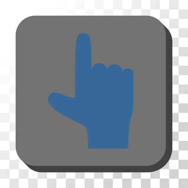 Векторная кнопка Hand Pointer Up — стоковый вектор