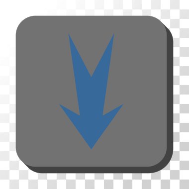 Yuvarlatılmış Kare vektör düğmesini aşağı ok