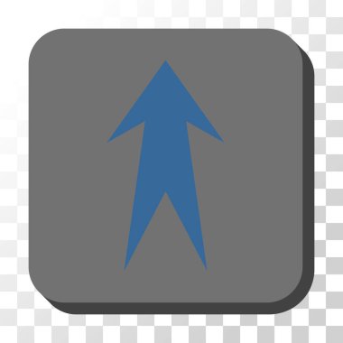 Yuvarlatılmış Kare vektör düğmesini yukarı ok