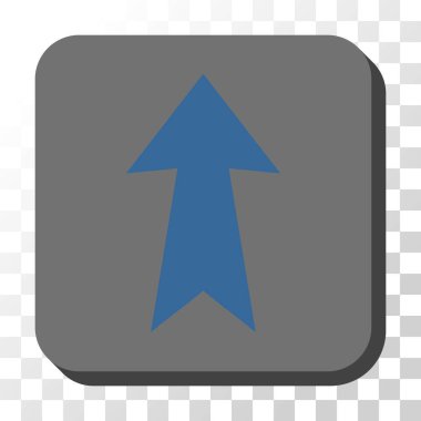 Yuvarlatılmış Kare vektör düğmesini yukarı ok