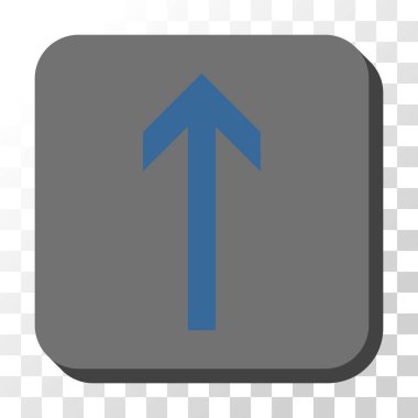 Yuvarlatılmış Kare vektör düğmesini yukarı ok