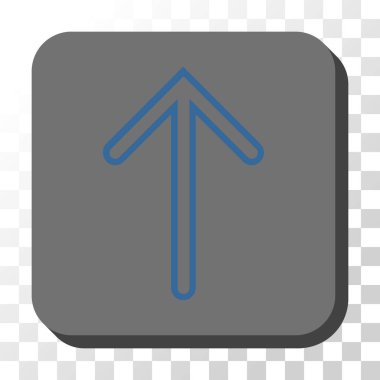 Yuvarlatılmış Kare vektör düğmesini yukarı ok