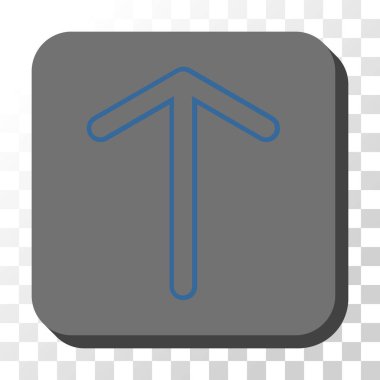 Yuvarlatılmış Kare vektör düğmesini yukarı ok