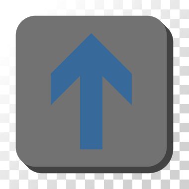 Yuvarlatılmış Kare vektör düğmesini yukarı ok