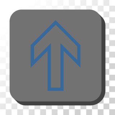 Yuvarlatılmış Kare vektör düğmesini yukarı ok