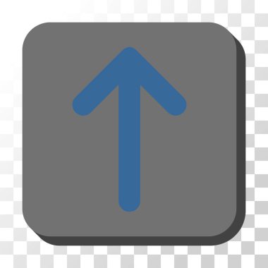 Yuvarlatılmış Kare vektör düğmesini yukarı ok