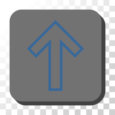 Yuvarlatılmış Kare vektör düğmesini yukarı ok