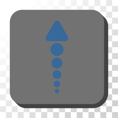 Yuvarlatılmış Kare vektör düğmesini yukarı ok