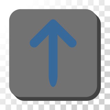 Yuvarlatılmış Kare vektör düğmesini yukarı ok