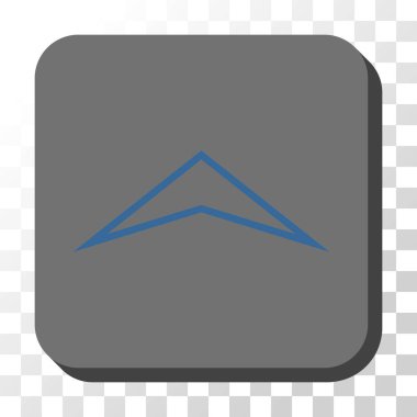 Yuvarlatılmış Kare vektör düğmesini yukarı ok ucu