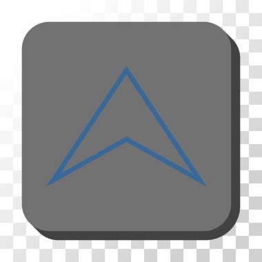 Yuvarlatılmış Kare vektör düğmesini yukarı ok ucu