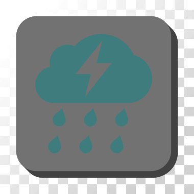 Fırtına yuvarlatılmış kare vektör düğmesi