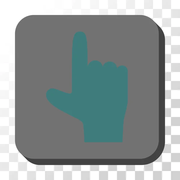 Векторная кнопка Hand Pointer Up — стоковый вектор