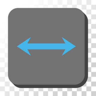 Yatay Flip yuvarlak kare vektör düğmesi