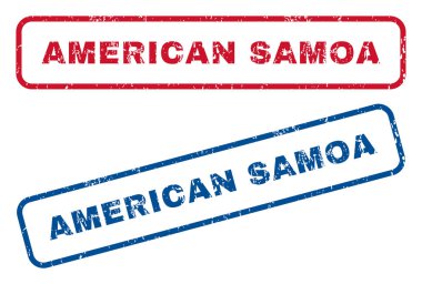 Amerikan Samoası lastik pullar