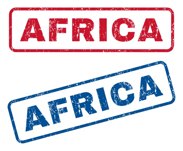 África Carimbos de borracha — Vetor de Stock