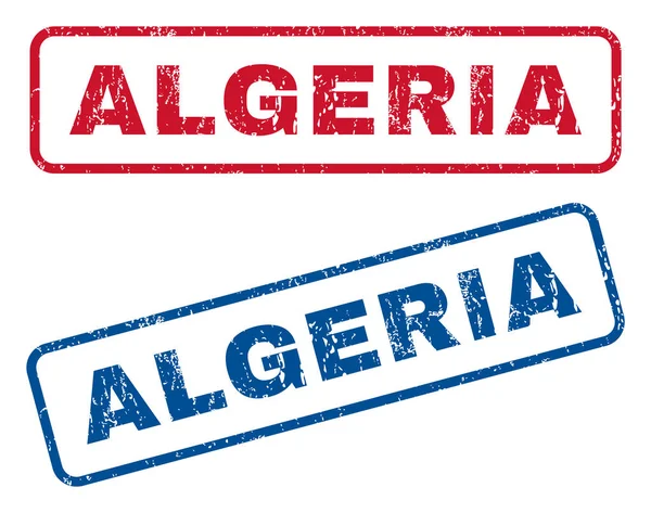 Algeria Rubber Stamps — Stock Vector