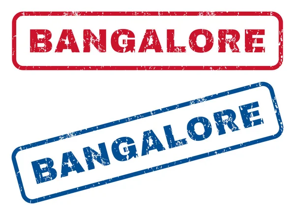 Timbres en caoutchouc Bangalore — Image vectorielle