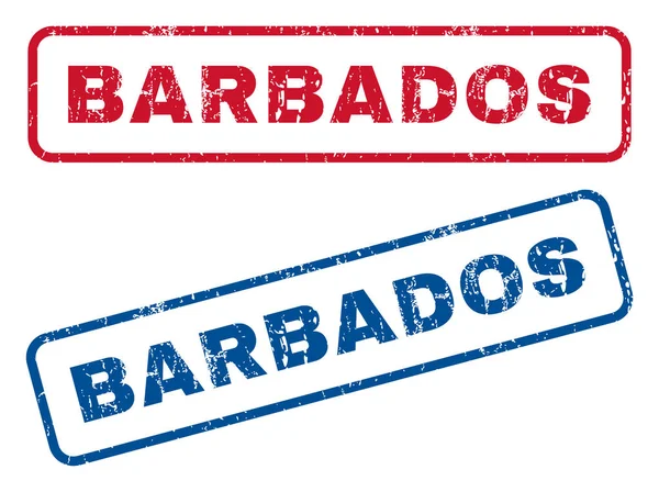 Барбадос штампів — стоковий вектор