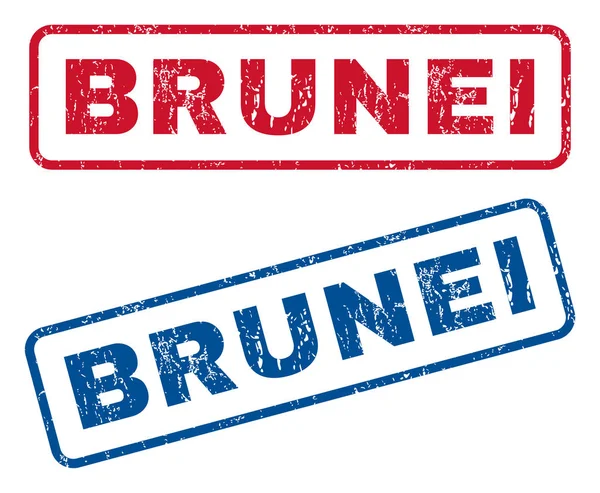 Brunei Sellos de goma — Vector de stock