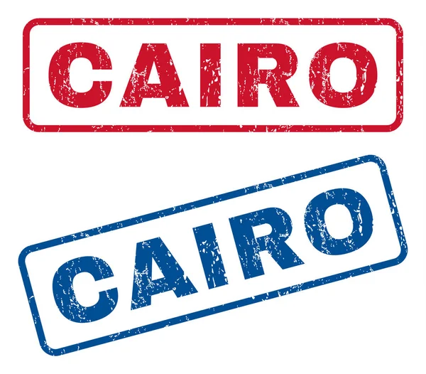 Carimbos de borracha Cairo — Vetor de Stock