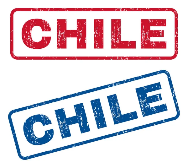 Timbres caoutchouc Chili — Image vectorielle