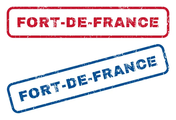 Fort-de-France-Stempel — Stockvektor