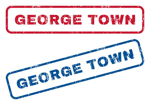 George Town gumová razítka — Stockový vektor