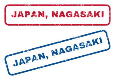 Japonya Nagasaki lastik pullar