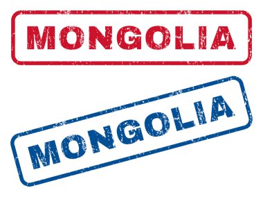 Moğolistan lastik pullar