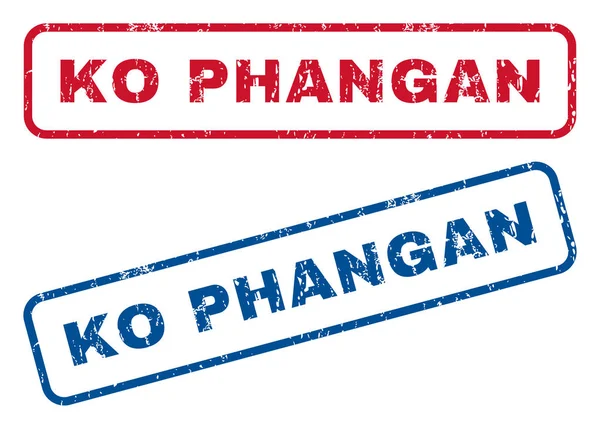 Ko Phangan pieczątek — Wektor stockowy