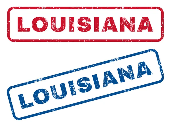 Carimbos de borracha Louisiana — Vetor de Stock