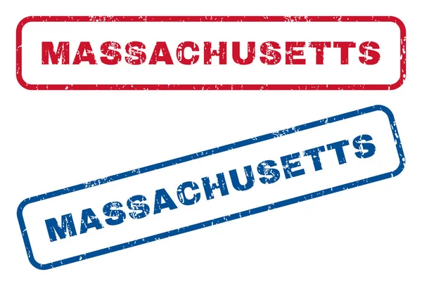 Massachusetts lastik pullar — Stok Vektör