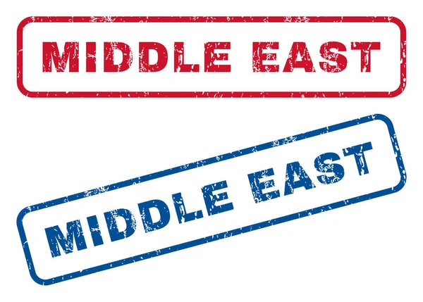 Middle East Rubber Stamps — Stock Vector