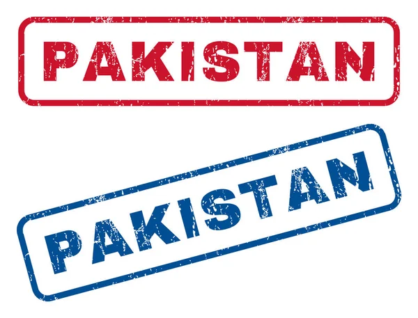 巴基斯坦橡皮戳 — 图库矢量图片